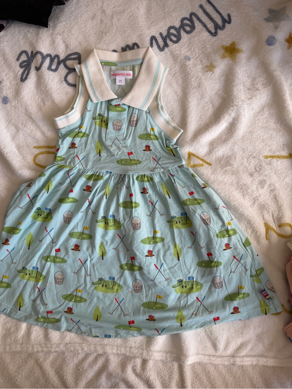 NWOT Magnetic Me Golf Polo sleeveless dress 2T